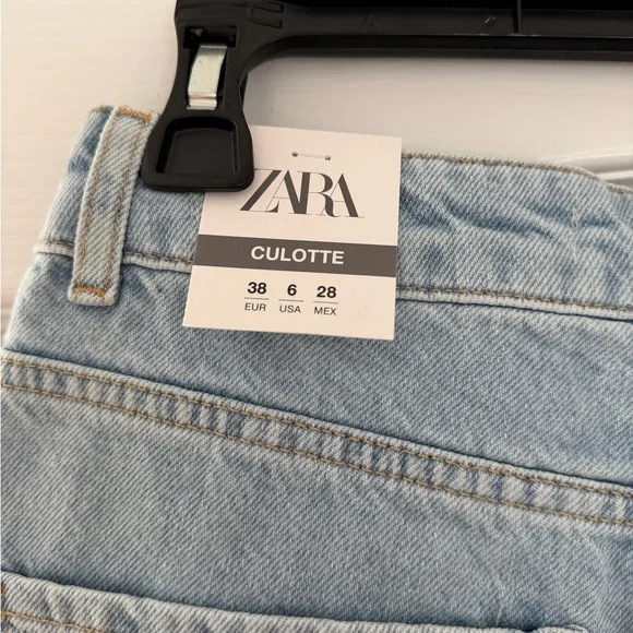 Zara Sky Blue Denim Pants - Picture 4 of 6